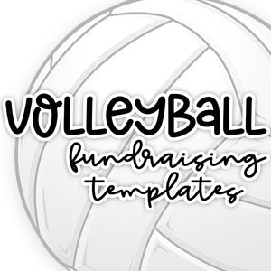 VOLLEYBALL FUNDRAISING TEMPLATES