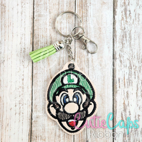 Plumber Bro Feltie Keychain