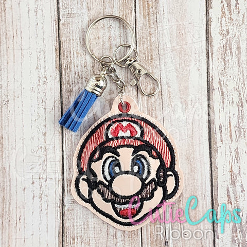 Plumber Bro Feltie Keychain