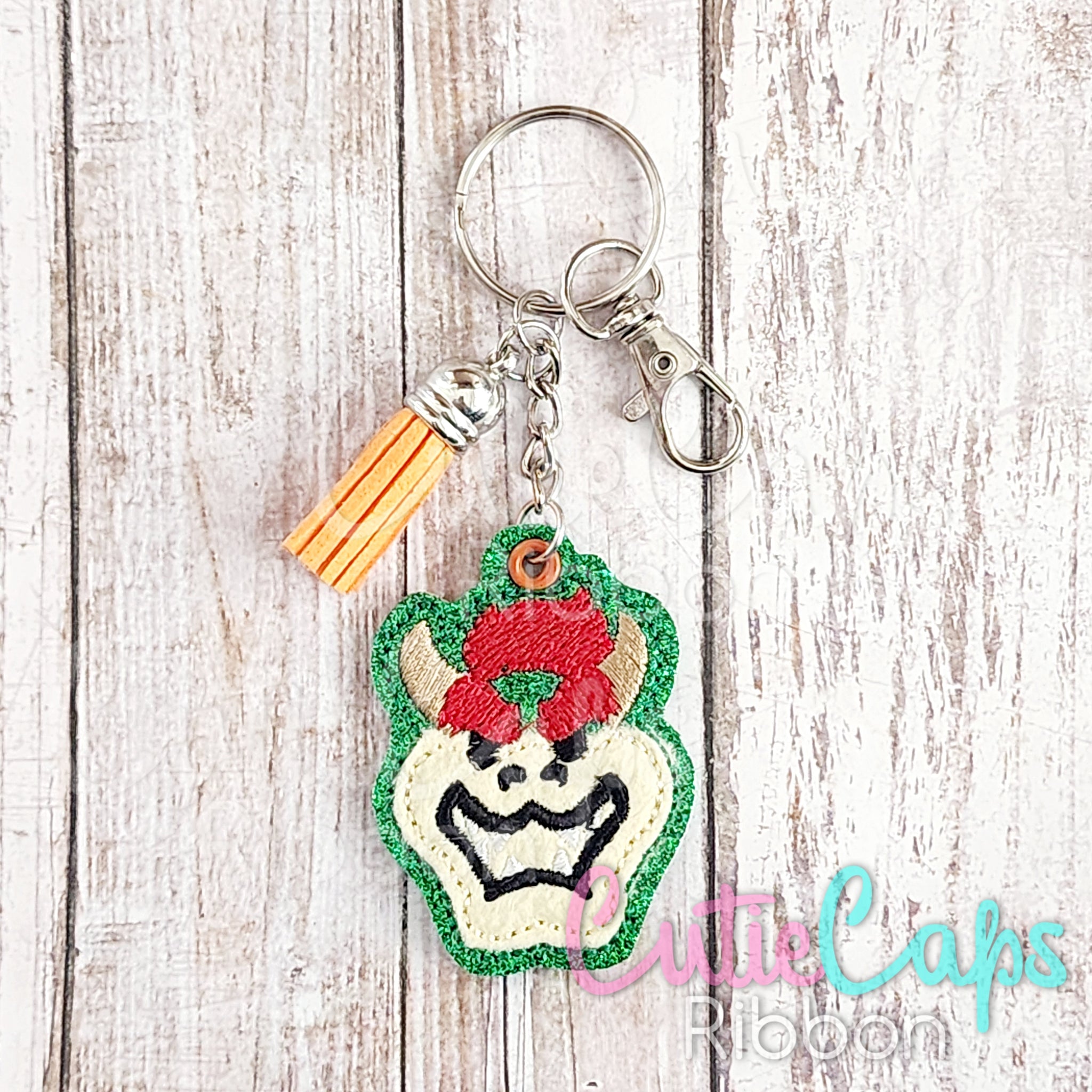 Plumber Bro Villain Feltie Keychain