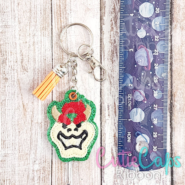 Plumber Bro Villain Feltie Keychain