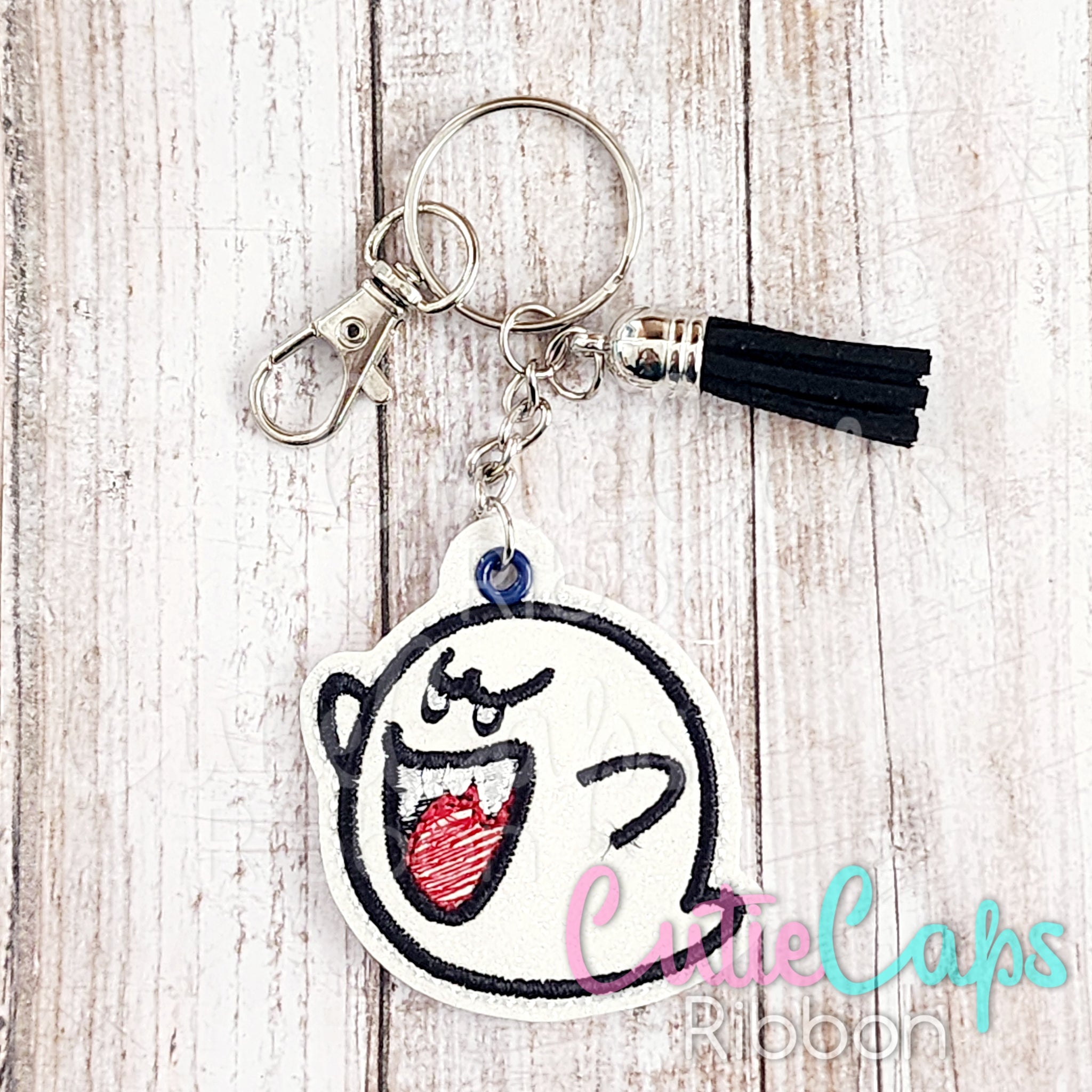 Plumber Bro Villain Ghost Feltie Keychain