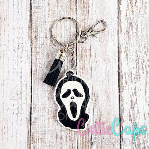 Scary Person in Mask Feltie Keychain