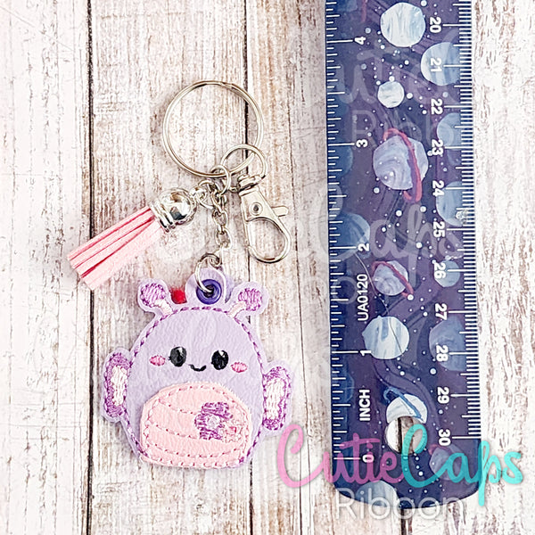 Squishy Butterfly Feltie Keychain