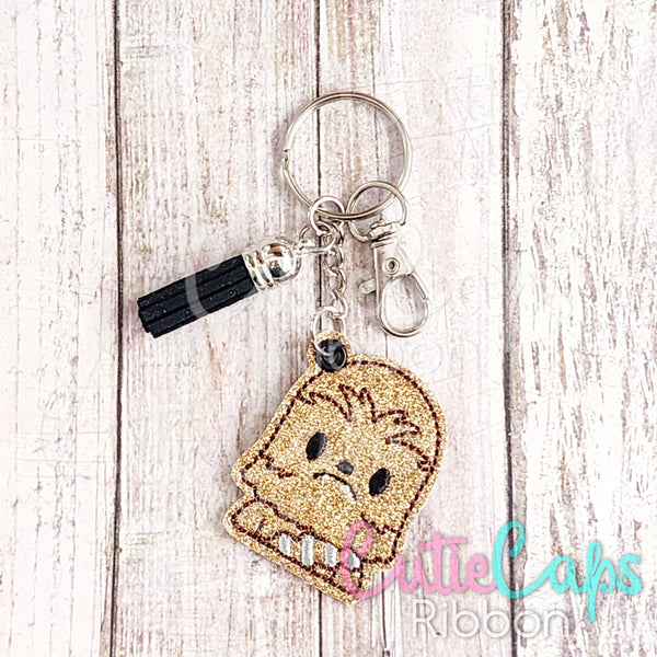 Space Fur Guy Feltie Keychain