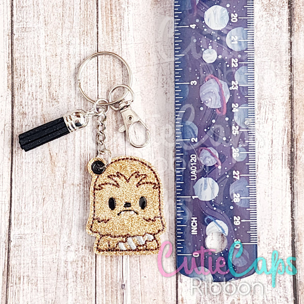 Space Fur Guy Feltie Keychain