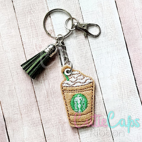 Coffee Feltie Keychain