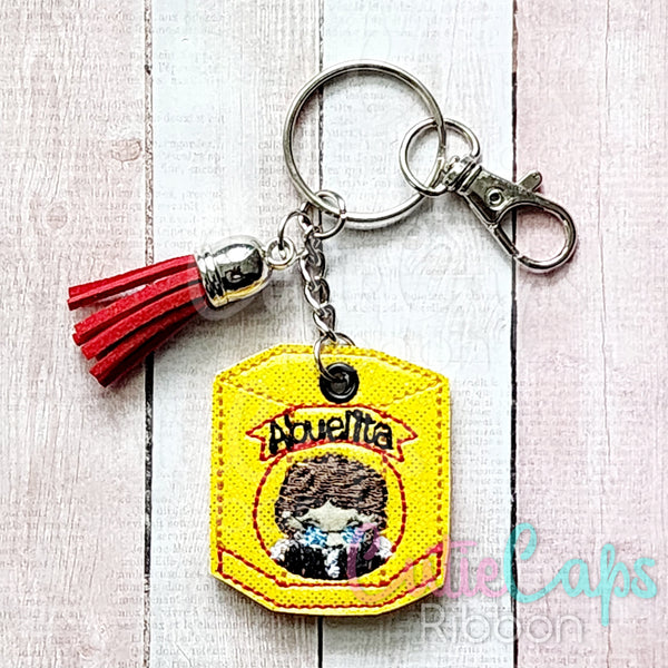 Mexican Chocolate Feltie Keychain