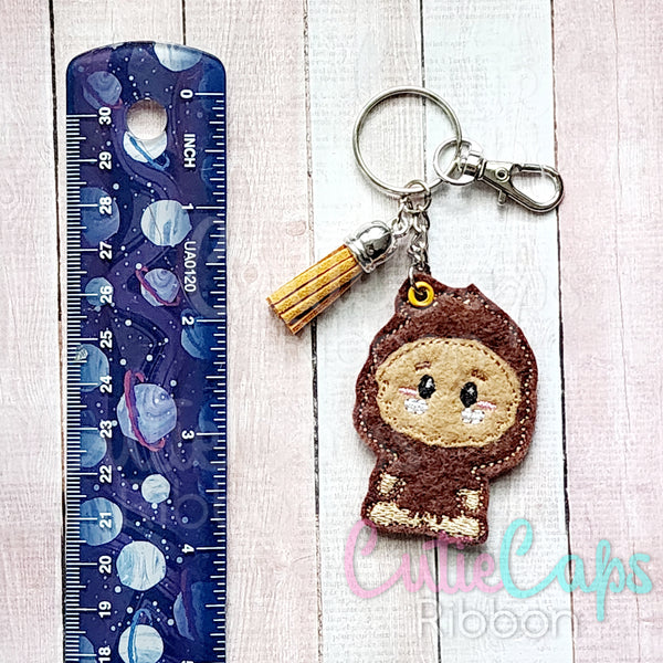 Bigfoot / Sasquatch Feltie Keychain