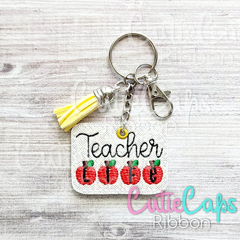 Teacher Feltie Keychain