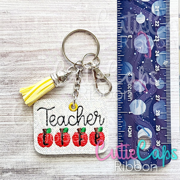 Teacher Feltie Keychain