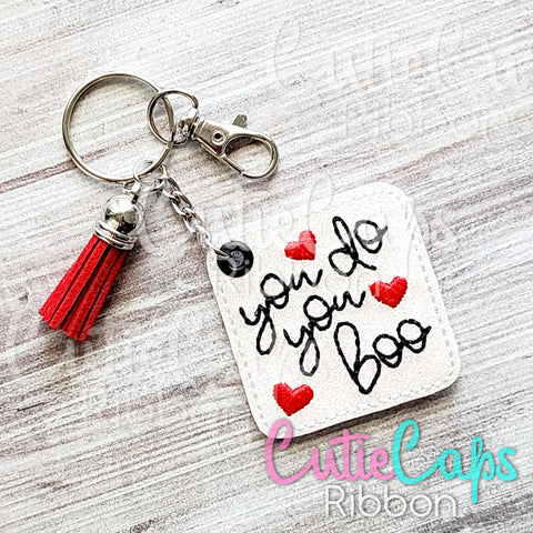 You Do You Boo Feltie Keychain