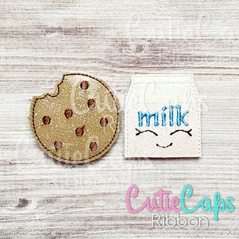 Cookie and Milk Cute Fridge / Locker Magnet Set