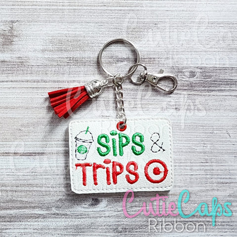 Shopping Vinyl Feltie Keychain