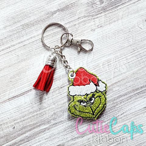 Christmas Thief Feltie Keychain