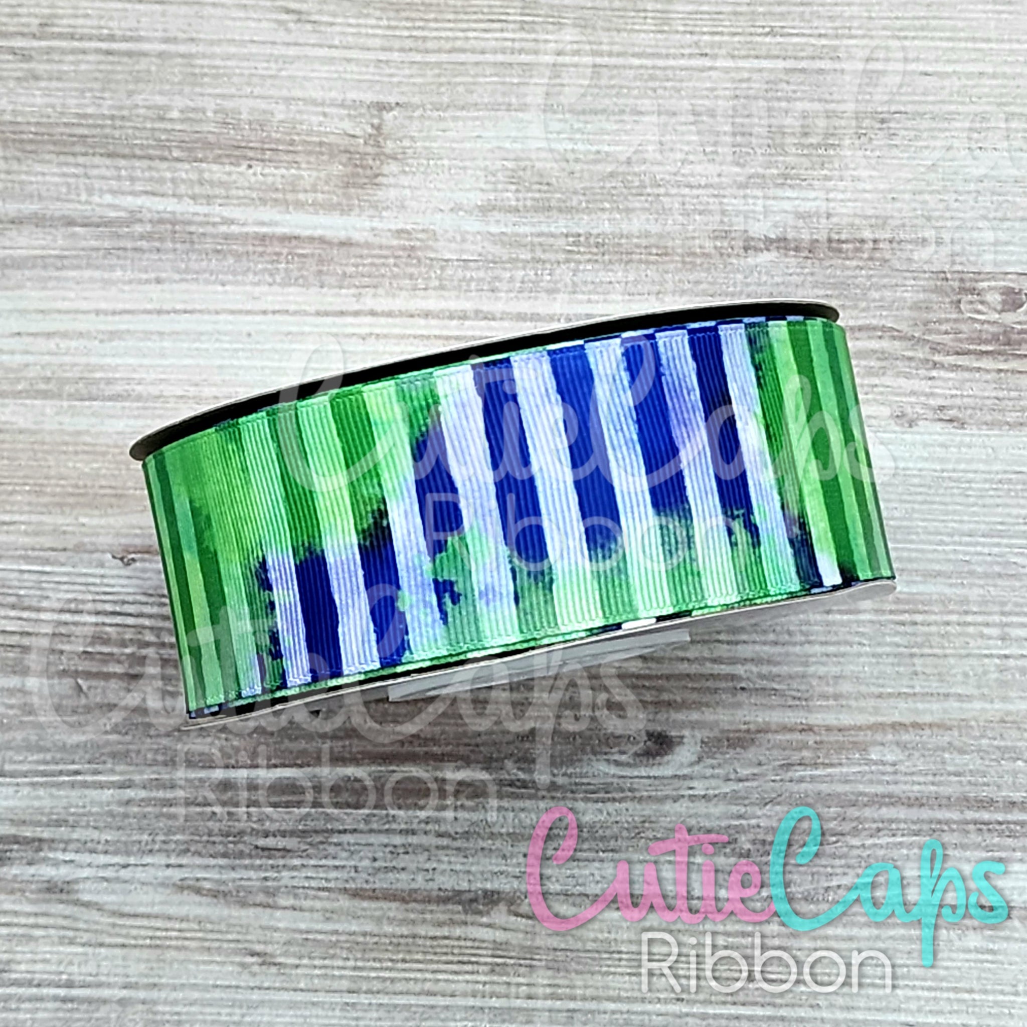 *Limited Custom* Beetle Guy Stripes Single Sided Grosgrain Ribbon, 1.5in