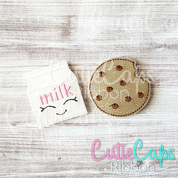 Cookie and Milk Cute Fridge / Locker Magnet Set