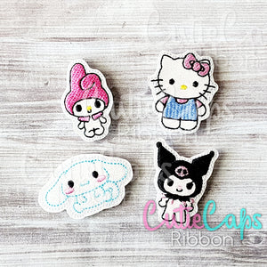 Cute Cat and Friends Fridge / Locker Magnet Set