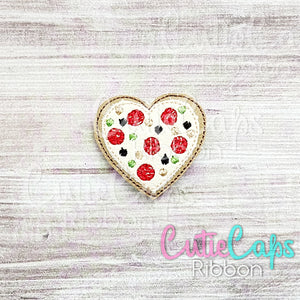 Pizza Heart Cute Fridge / Locker Magnet