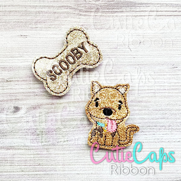 Pup and Treat Cute Fridge / Locker Magnet Set