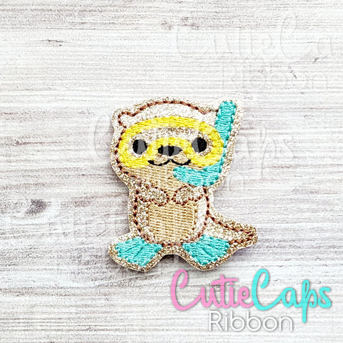 Diving Otter Cute Fridge / Locker Magnet