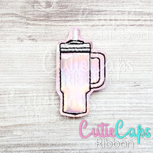 Pink Tumbler Cute Fridge / Locker Magnet