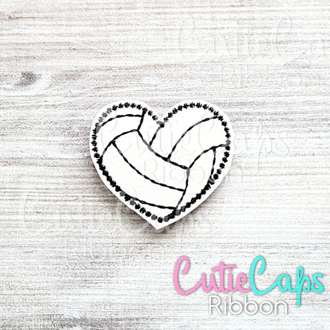 Volleyball Heart Cute Fridge / Locker Magnet