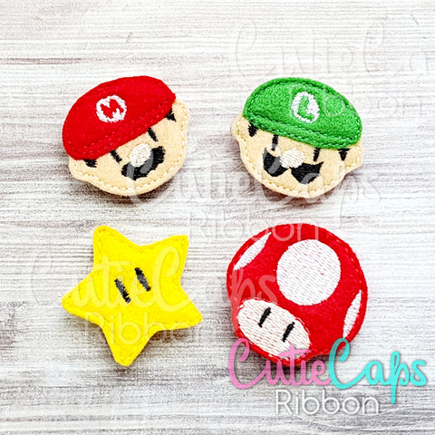 Cute Video Game Fridge / Locker Magnet Set