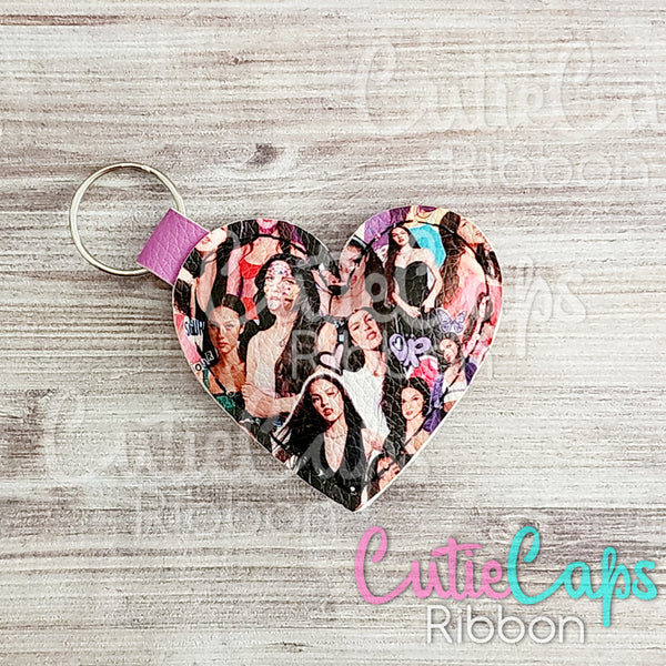 Puffy Heart Keychain