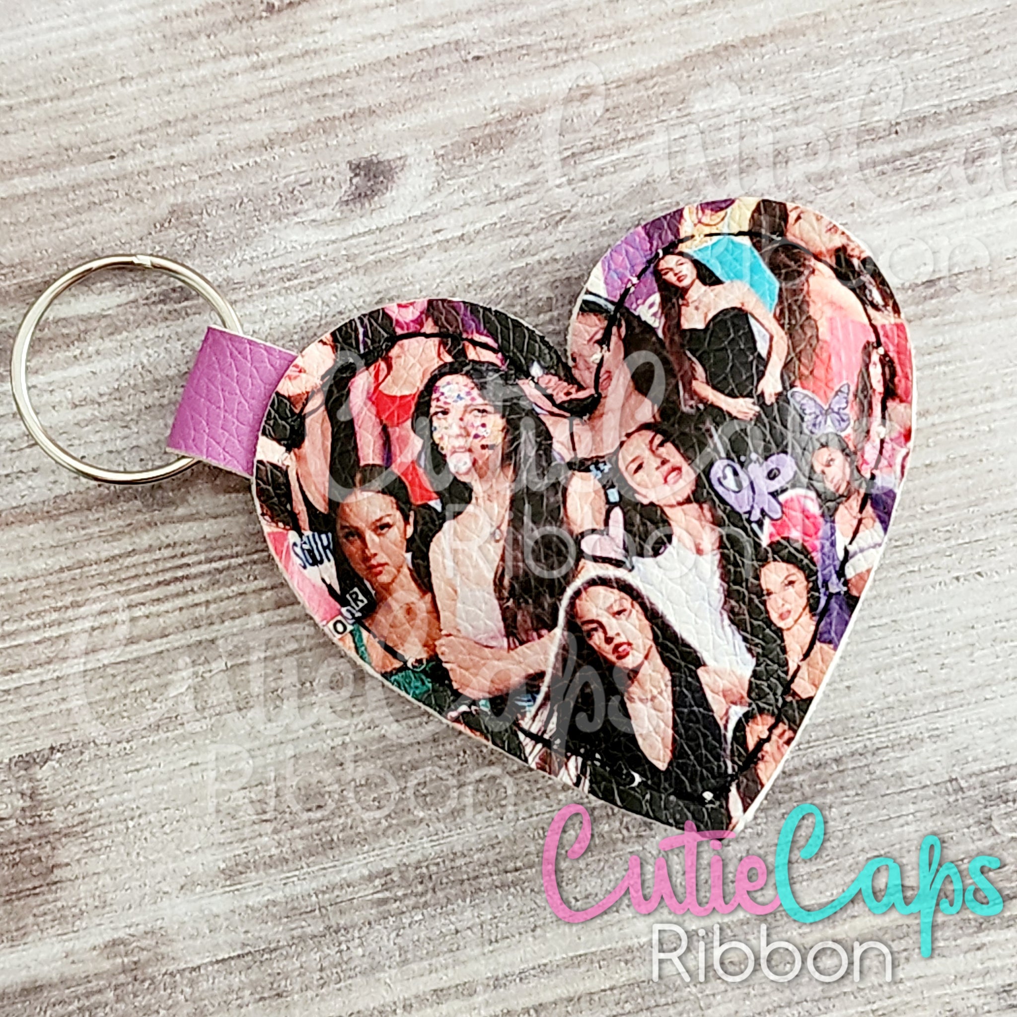 Puffy Heart Keychain