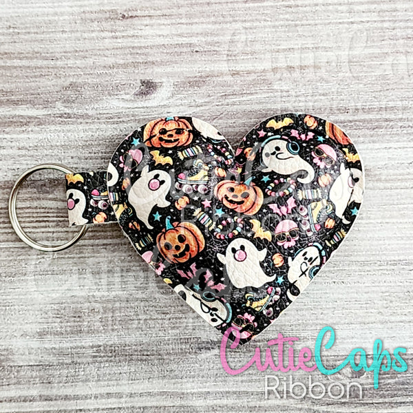 Puffy Heart Keychain