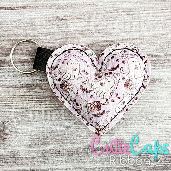 Puffy Heart Keychain