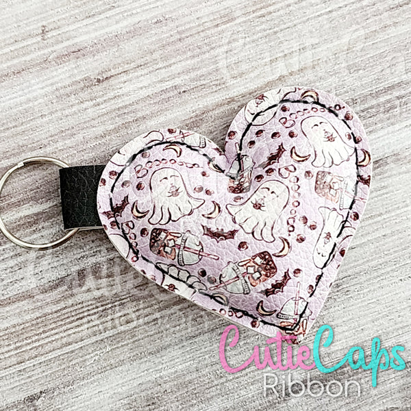 Puffy Heart Keychain