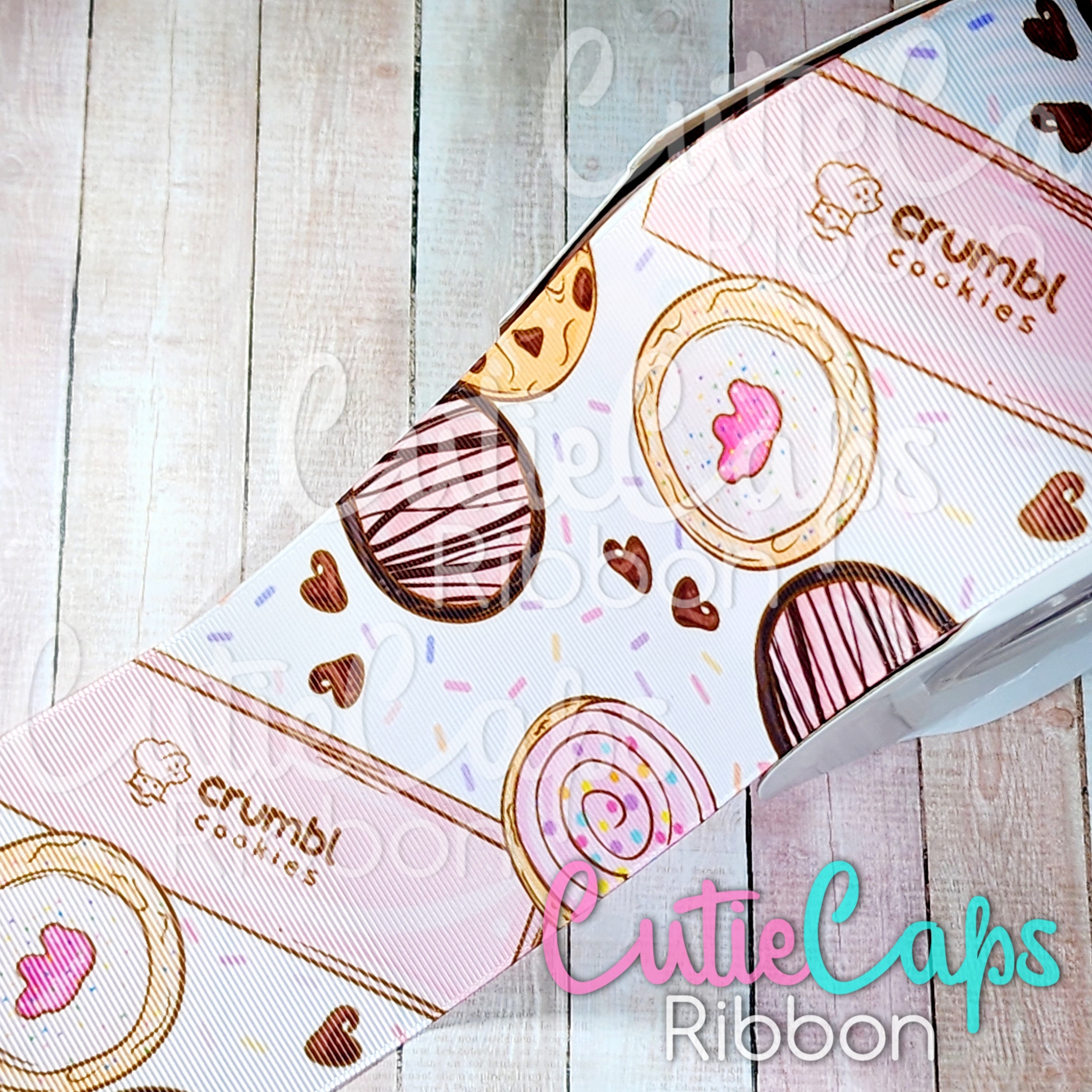 Popular Cookies Double Sided Ribbon, size 3in