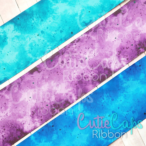 Ombre Colors Grosgrain Ribbon Bundle. Includes 1 yard of each 3in ribbon design as pictured.