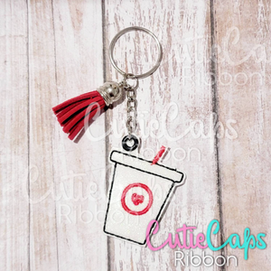 Soda / Lemonade Feltie Keychain