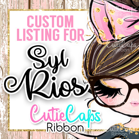 Custom Listing for Syl